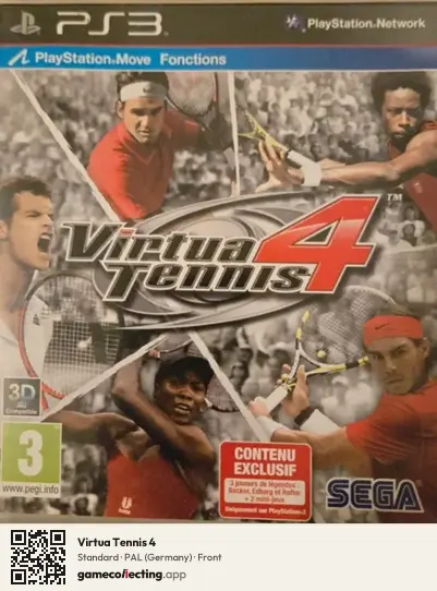 Virtua Tennis 4 PlayStation 3, Germany box front