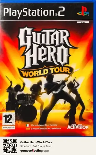 Guitar Hero World Tour PlayStation 2, Italy box front