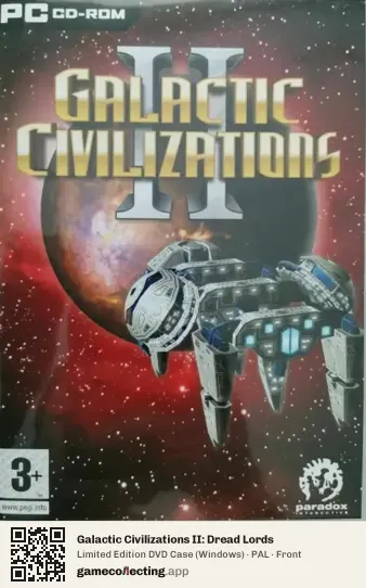 Galactic Civilizations II: Dread Lords Computer, PAL box front