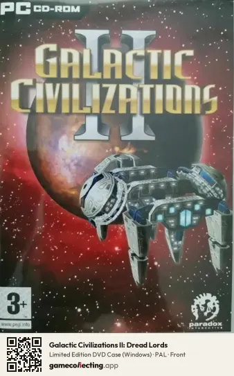 Galactic Civilizations II: Dread Lords Computer, PAL box front