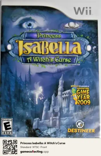 Princess Isabella: A Witch's Curse Nintendo Wii, NTSC box front