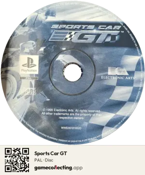 Sports Car GT PlayStation, PAL disc