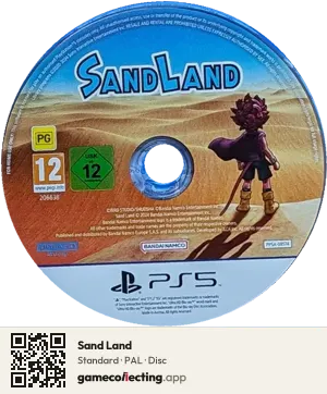 Sand Land PlayStation 5, PAL disc