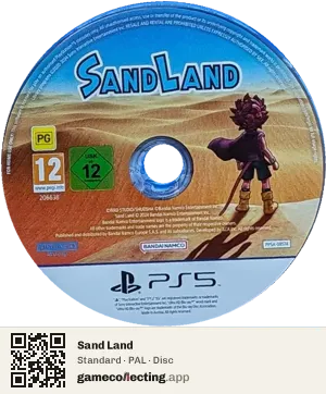 Sand Land PlayStation 5, PAL disc