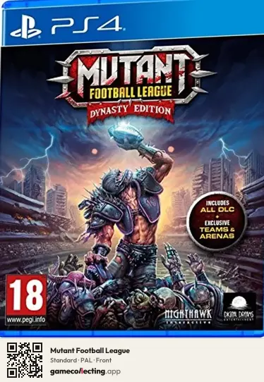 Mutant Football League PlayStation 4, PAL box front