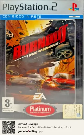 Burnout Revenge PlayStation 2, Italy box front