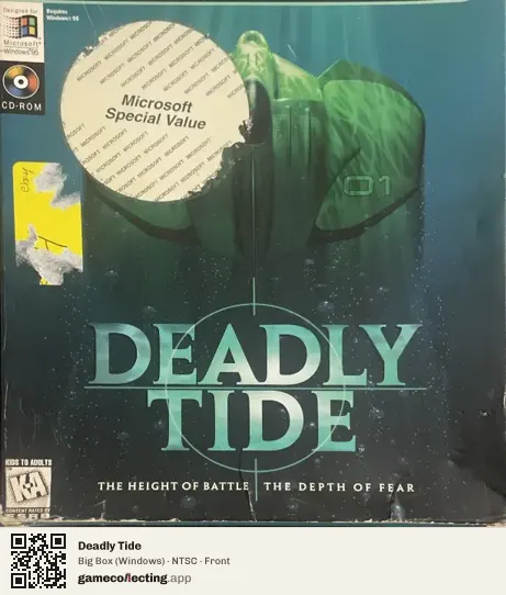 Deadly Tide Computer, NTSC box front
