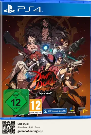 DNF Duel PlayStation 4, PAL box front