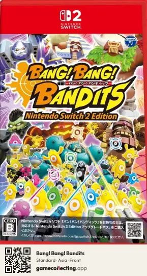 Bang! Bang! Bandits Nintendo Switch 2, Asia box front