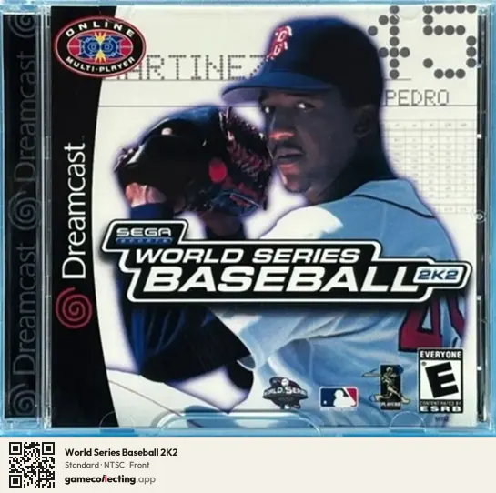 World Series Baseball 2K2 Sega Dreamcast, NTSC box front