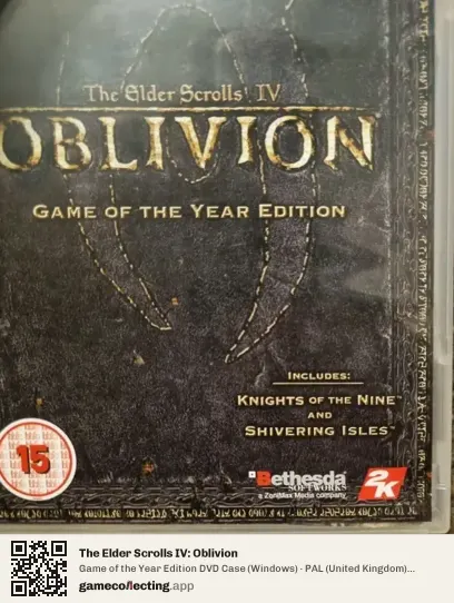 The Elder Scrolls IV: Oblivion Computer, United Kingdom box front
