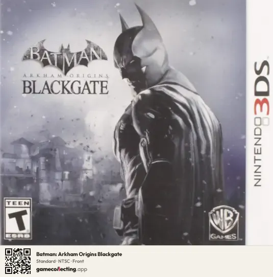 Batman: Arkham Origins Blackgate Nintendo 3DS, NTSC box front