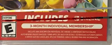 Super Mario Party Jamboree, the ESRB box on its front