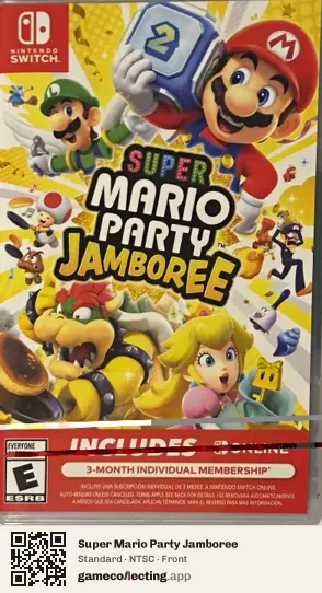 Super Mario Party Jamboree Nintendo Switch, NTSC box front
