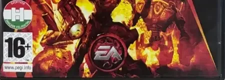Command & Conquer 3: Kane's Wrath, the PEGI square on its front