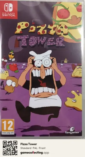 Pizza Tower Nintendo Switch, PAL box front