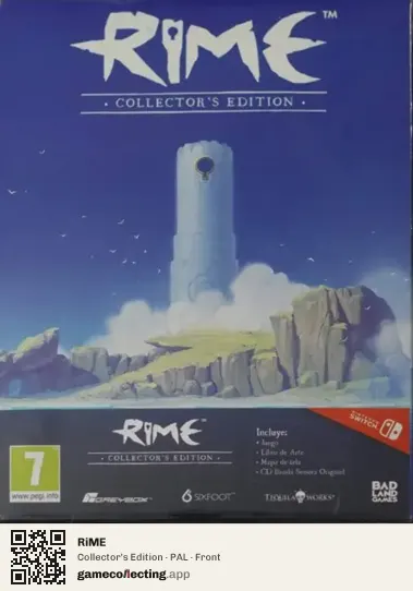 RiME Nintendo Switch, PAL box front