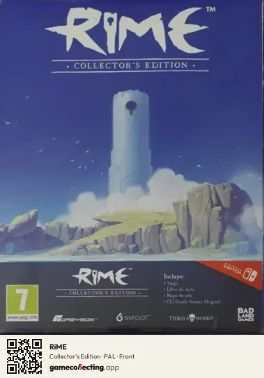 RiME Nintendo Switch, PAL box front
