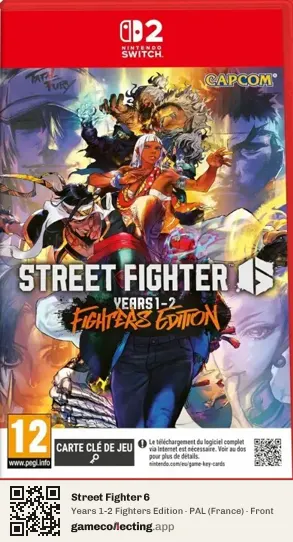 Street Fighter 6 Nintendo Switch 2, France box front