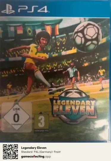 Legendary Eleven PlayStation 4, Germany box front