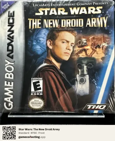 Star Wars: The New Droid Army Game Boy Advance, NTSC box front