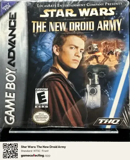 Star Wars: The New Droid Army Game Boy Advance, NTSC box front
