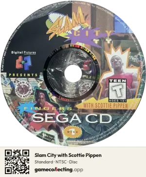 Slam City with Scottie Pippen Sega Mega-CD / Sega CD, NTSC disc