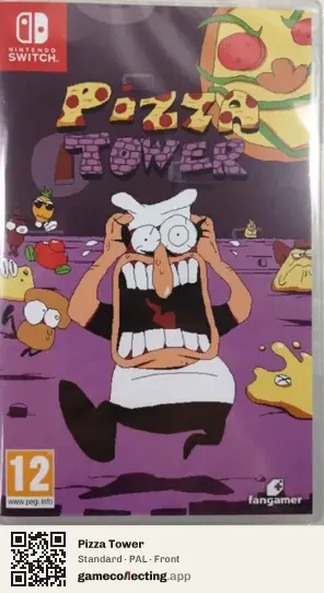 Pizza Tower Nintendo Switch, PAL box front