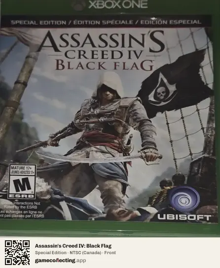 Assassin's Creed IV: Black Flag Xbox One, Canada box front