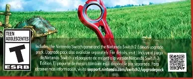 Xenoblade Chronicles: Definitive Edition, the ESRB box on its front