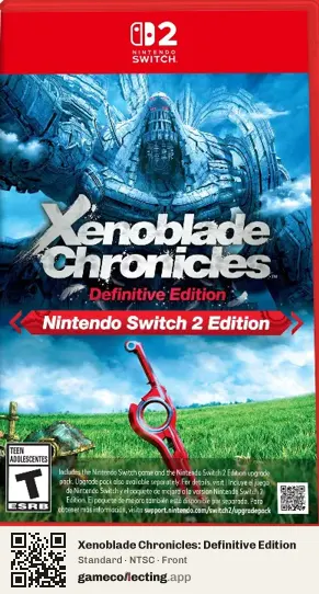Xenoblade Chronicles: Definitive Edition Nintendo Switch 2, NTSC box front