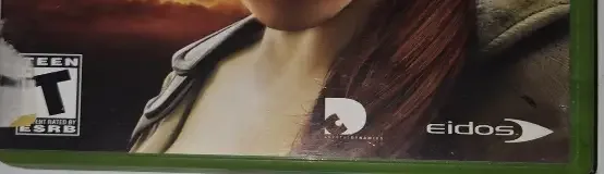 Lara Croft Tomb Raider: Legend, the ESRB box on its front
