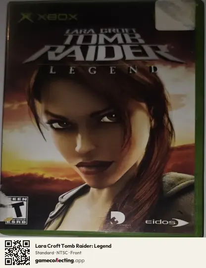 Lara Croft Tomb Raider: Legend Xbox, NTSC box front