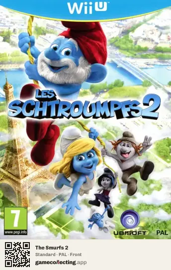 The Smurfs 2 Nintendo Wii U, PAL box front