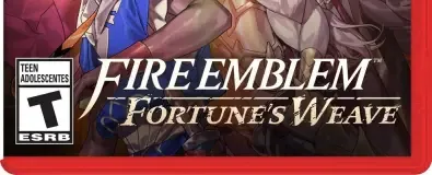 Fire Emblem: Fortune's Weave, the ESRB box on its front