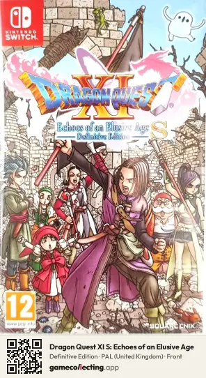 Dragon Quest XI S: Echoes of an Elusive Age Nintendo Switch, United Kingdom box front
