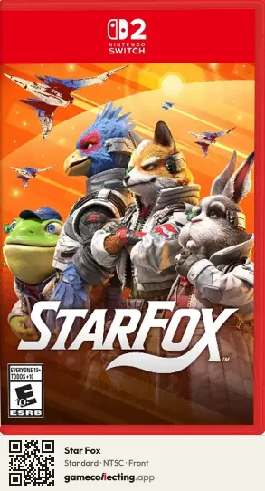 Star Fox Nintendo Switch 2, NTSC box front