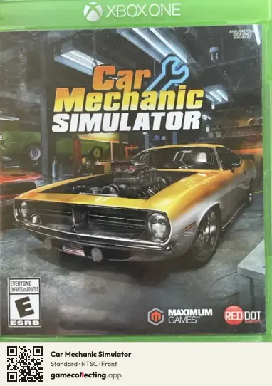 Car Mechanic Simulator Xbox One, NTSC box front