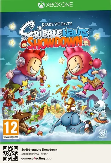 Scribblenauts Showdown Xbox One, PAL box front
