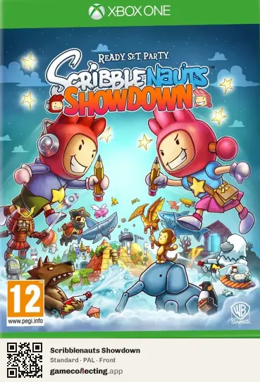 Scribblenauts Showdown Xbox One, PAL box front