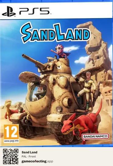 Sand Land PlayStation 5, PAL box front