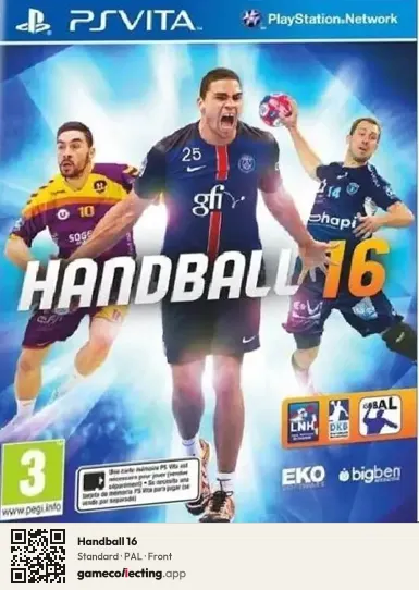 Handball 16 PlayStation Vita, PAL box front