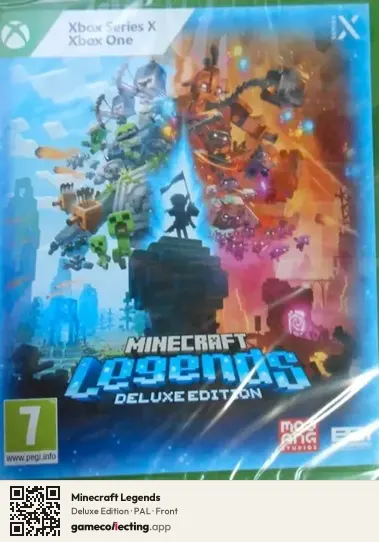 Minecraft Legends Xbox One, PAL box front