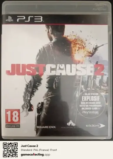 Just Cause 2 PlayStation 3, France box front