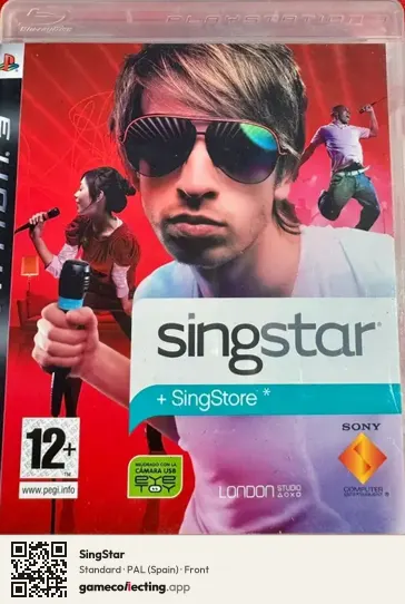 SingStar PlayStation 3, Spain box front