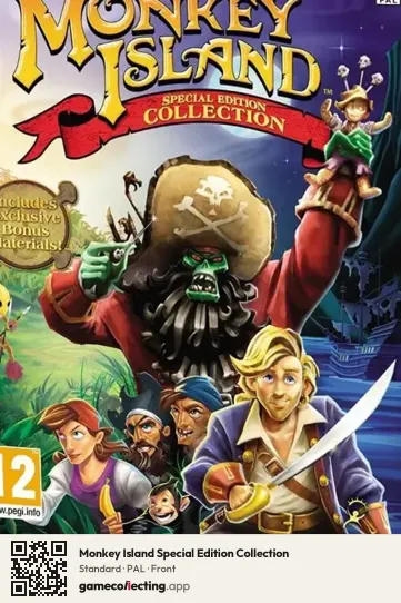 Monkey Island Special Edition Collection Xbox 360, PAL box front