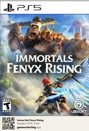 Immortals Fenyx Rising PlayStation 5, NTSC box front