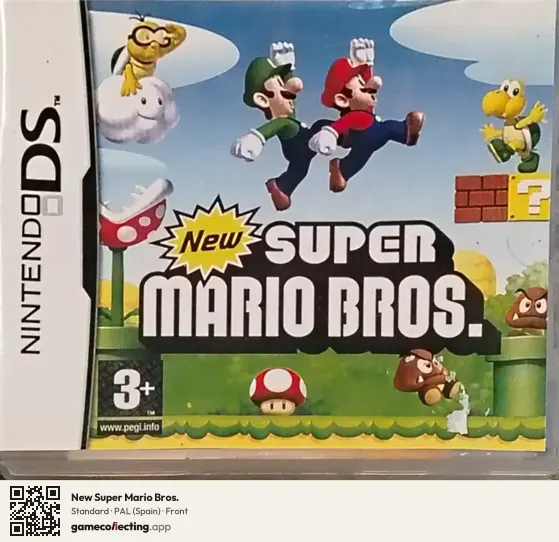 New Super Mario Bros. Nintendo DS, Spain box front