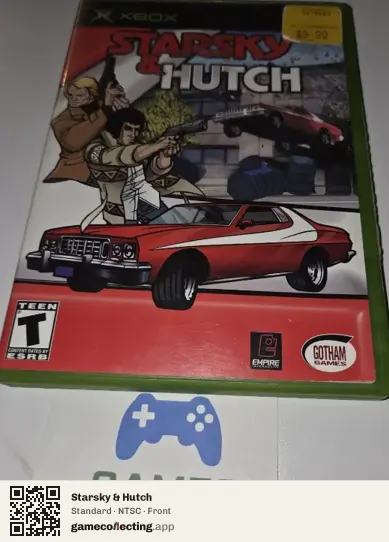 Starsky & Hutch Xbox, NTSC box front