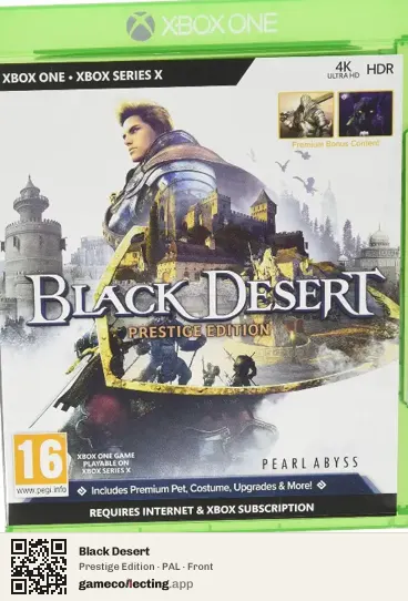 Black Desert Xbox One, PAL box front